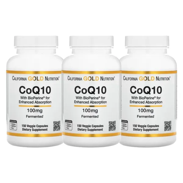 캘리포니아골드뉴트리션 CoQ10 100mg with BioPerine 150캡슐