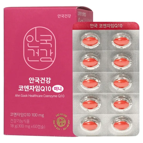 안국건강 안심캡슐 안국 코엔자임Q10