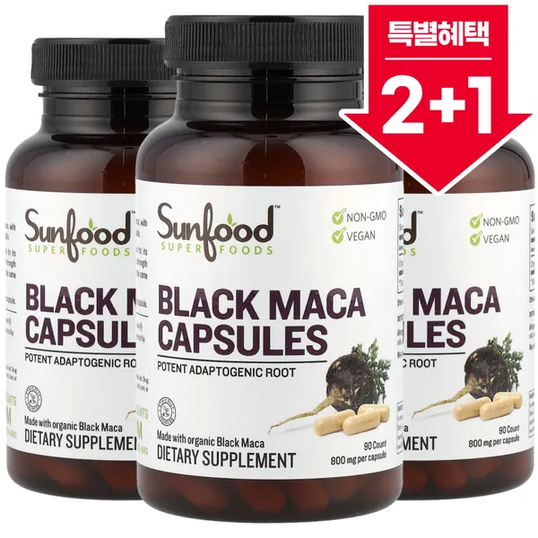 썬푸드 블랙 마카 캡슐 800mg