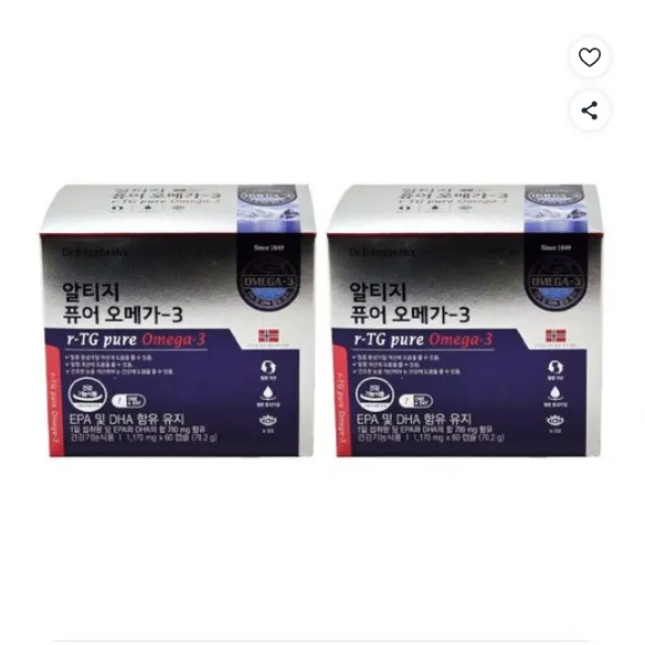 닥터엘리자베스 알티지 퓨어 오메가3