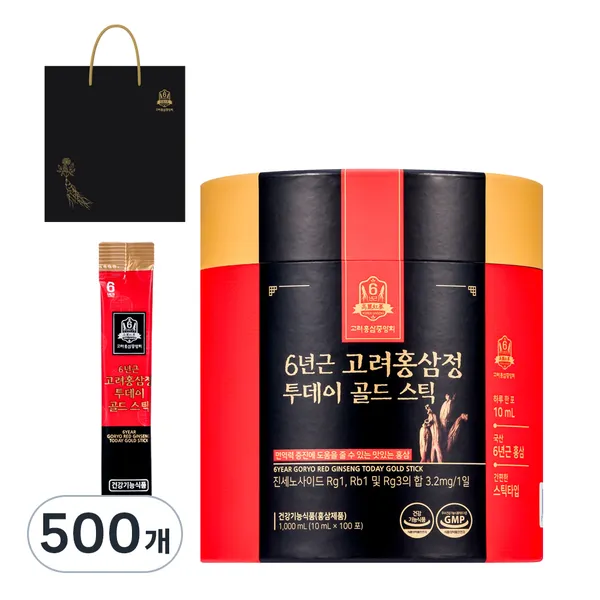 고려홍삼중앙회 6년근 고려홍삼정 투데이 골드 스틱 10ml