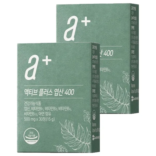 뉴트리모어 액티브 플러스 엽산 400