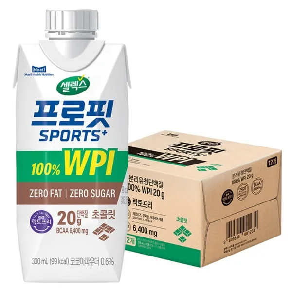 셀렉스 프로핏 웨이프로틴 초콜릿 파우더 캔