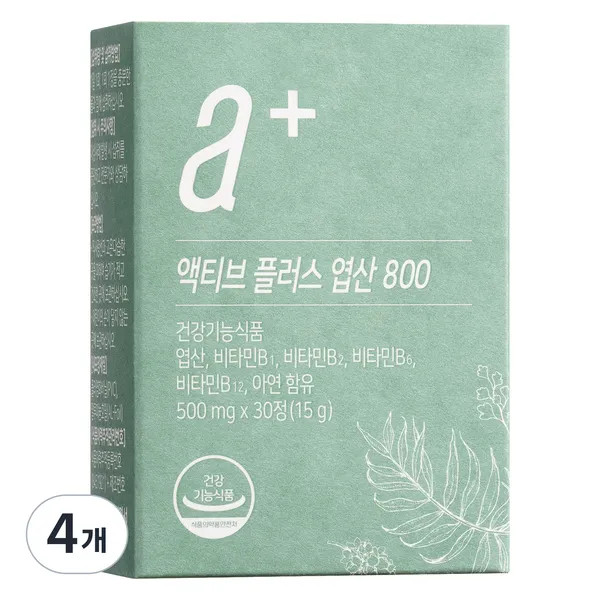 뉴트리모어 액티브 플러스 엽산 800