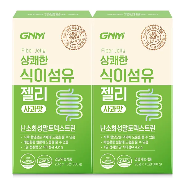 지엔엠 상쾌한 식이섬유 젤리 사과맛