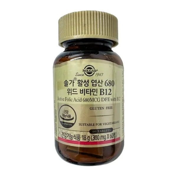 솔가 활성 엽산400 위드 비타민B12