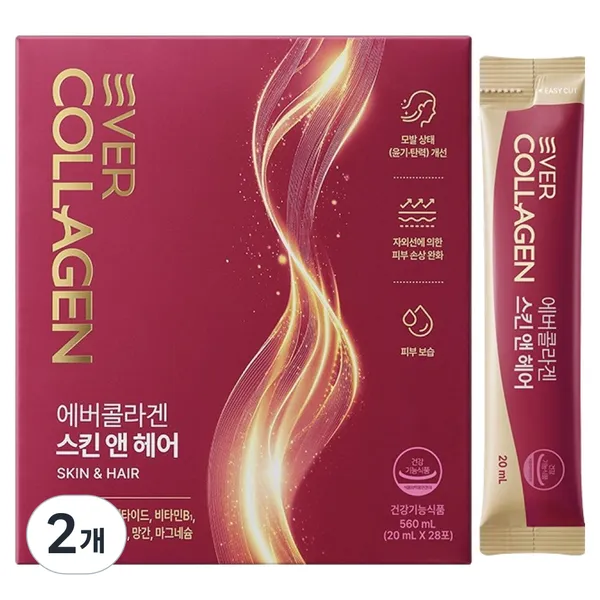 뉴트리 에버콜라겐 인앤업비오틴 핏