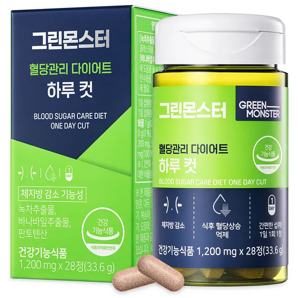 그린몬스터 혈당관리 다이어트 하루 컷