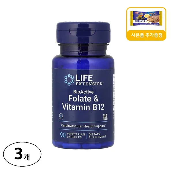 라이프익스텐션 엽산&비타민 B12