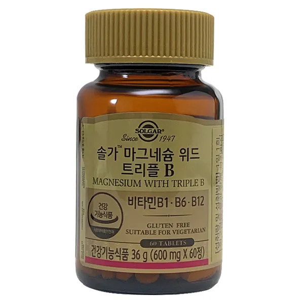 솔가 마그네슘 위드 비타민B6 (해외)